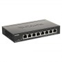 D-Link | 8-Port Gigabit PoE Smart Managed Switch | DGS-1100-08PV2 | Web managed | Desktop | 1 Gbps (RJ-45) ports quantity | SFP - 3